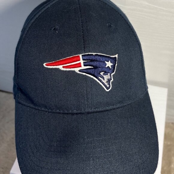 New England Patriots Hat Reebok Navy Blue Adjustable Football NFL Embroidered - Picture 2 of 8